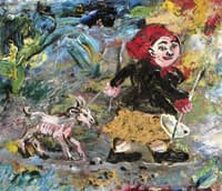 Peasant Woman with Goat