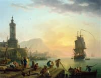 Calm at a Mediterranean Port