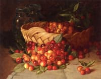 Cherries with Basket