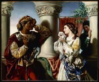 Othello and Desdemona