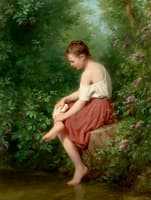 Young Girl by the Lake