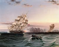 US Frigate and Privateer