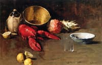 Still Life with Lemons and Lobster