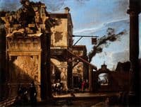 Architectural Fantasy with Lodge