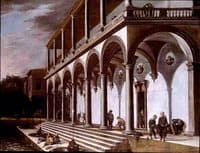 A View of the Villa Poggioreale, Naples