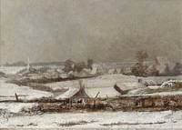 Village in the Snow