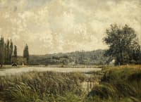 Landscape with a tributary of the Seine, near Paris