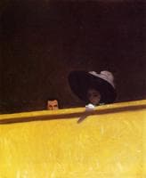 Box Seats at the Theater, the Gentleman and the Lady