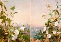 Still life of flowers, Capri