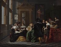 A Musical Company in a Renaissance Hall