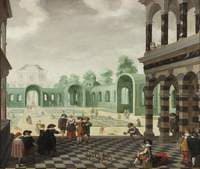 A Dutch Garden Scene