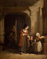 Entering a Church, Britanny