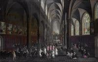 Interior of the Dominican Church in Antwerp