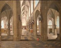 Interior of the Notre Dame Cathedral in Anvers
