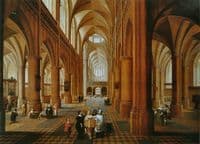 Interior of a Gothic Church
