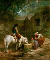The Drinking Trough: A Scene in Brittany