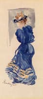 Woman in Blue