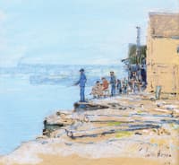 Smelt Fishing, Cos Cob, Connecticut