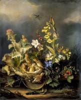 Still Life With Bird Nest