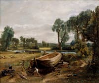 Boat Building Near Flatford Mill
