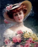 Beauty with Flowers