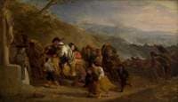 Spanish Peasants Retreating from the French Army