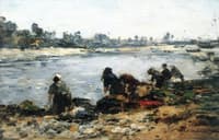 Laundresses on the Banks of the Touques