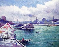 The River in Winter, Quai de Javel