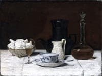 Still Life with Coffee and Cognac