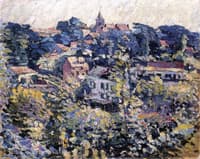 Hilly Landscape with Houses