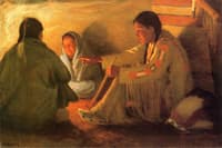 Indians by the Fire