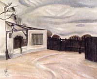 Street in Paris Suburb