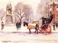 Entrance to Central Park, Winter