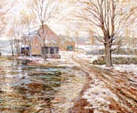The Mill Pond in Winter