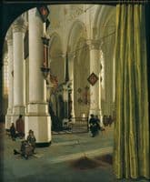 Interior of the New Church at Delft