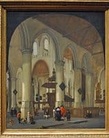 Interior of the Old Church at Delft