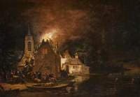 A Fire at Night