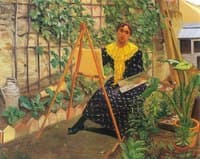 Young Girl Painting