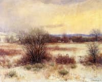 Indian Encampment in Winter