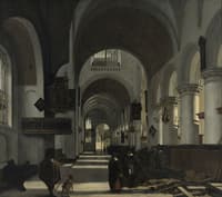 Interior of a Protestant Gothic Church