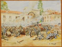 Milan, the Taking of Porta Tosa