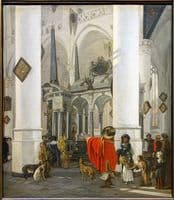 Interior of the Nieuwe Kerk in Delft