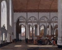 Interior of the Oude Kerk, Amsterdam