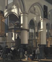 Interior of the Oude Kerk, Delft