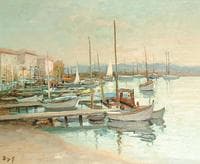 Houses on the Gulf of Juan