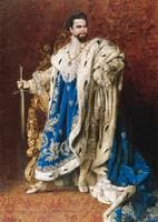 Portrait of Ludwig II of Bavaria as the Grand Master of the Order of the Knights of St. George