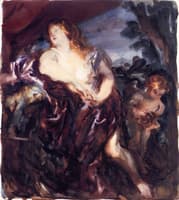 The Penitent Magdalene (after Van Dyck)