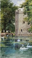 The Moat and Bishop's Palace, Wells Cathedral