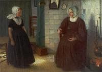 Girl with Her Grandmother