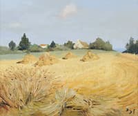 Wheat stacks